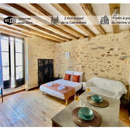 Le Cosy-Chic, 2 Min A Pied Cathedrale , Jacobins Apartment Le Mans Luaran gambar
